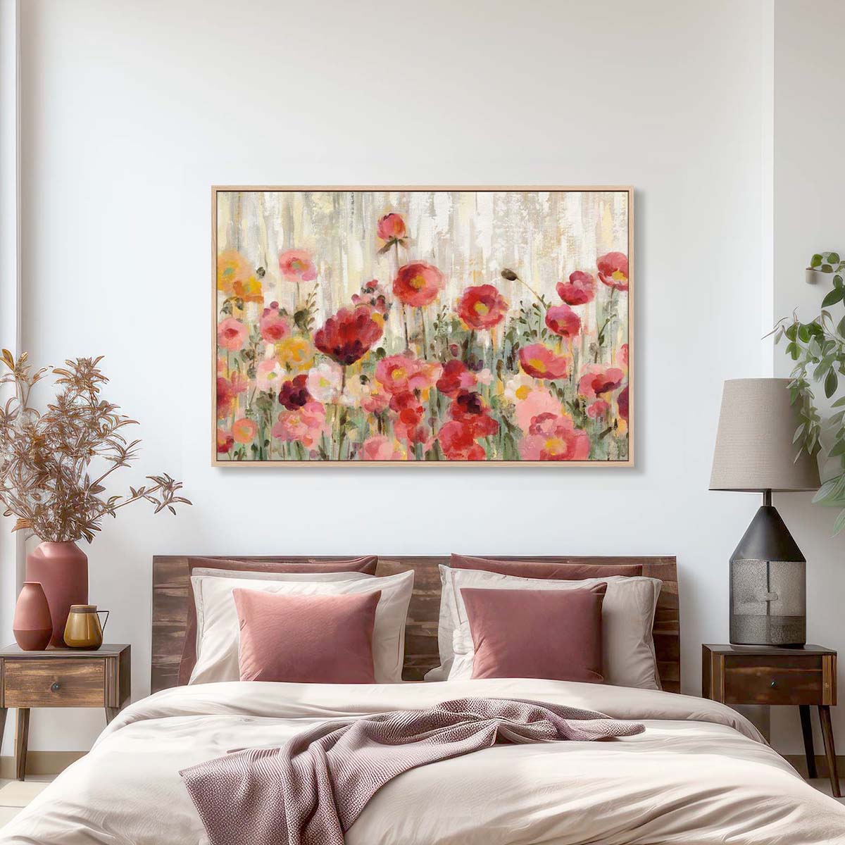 Sprinkled Flowers Crop Wall Art