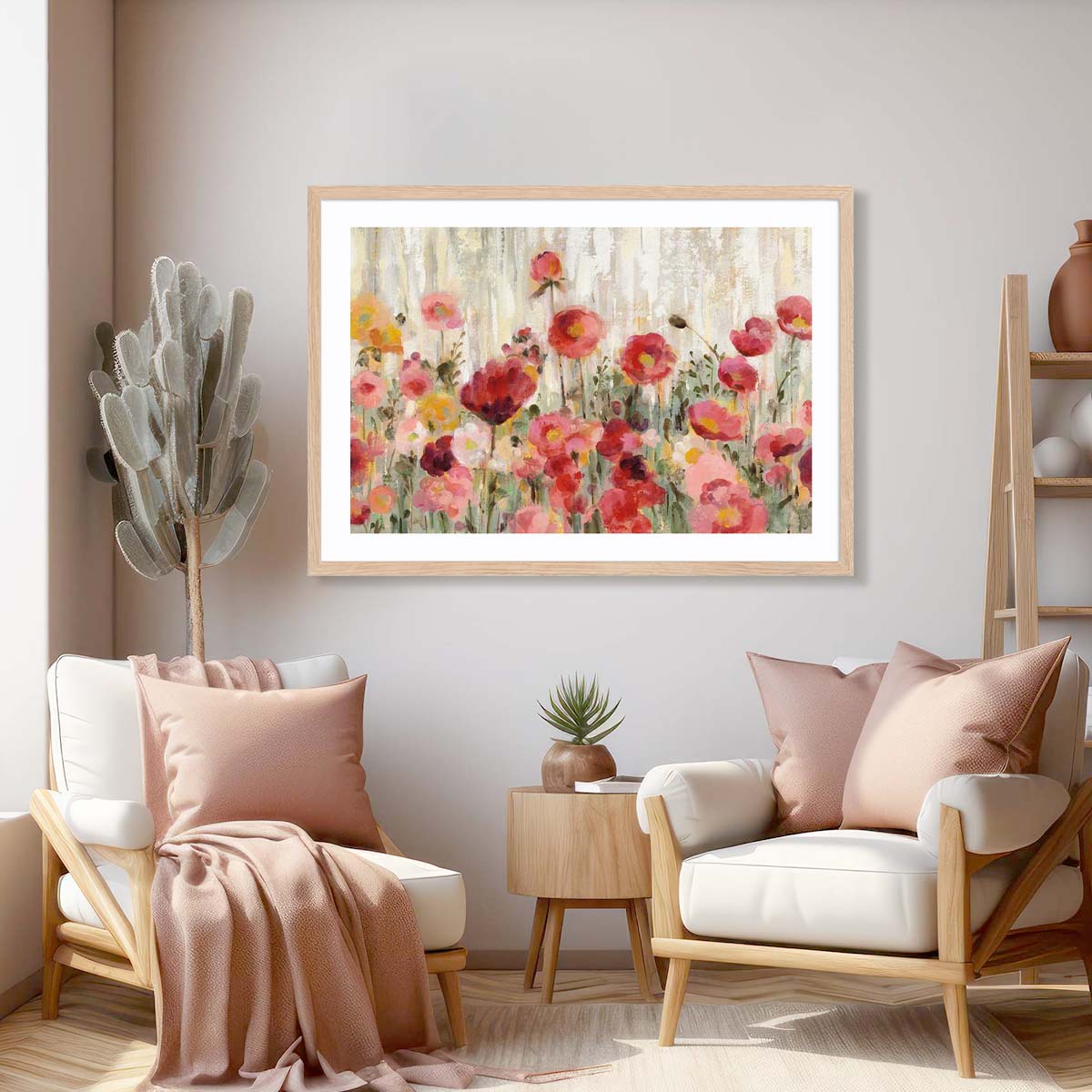 Sprinkled Flowers Crop Wall Art