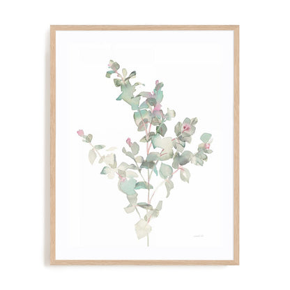 Eucalyptus II White Wall Art