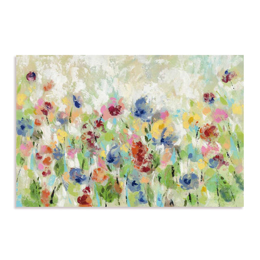 Springtime Meadow Flowers Crop Wall Art