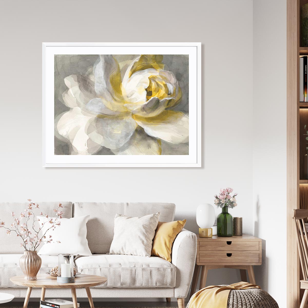 Abstract Rose Wall Art