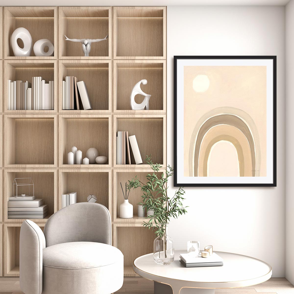 Pastel Arch I Wall Art