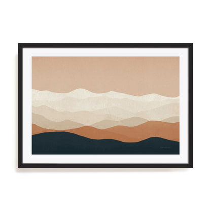 Mojave Mountains Crop Wall Art