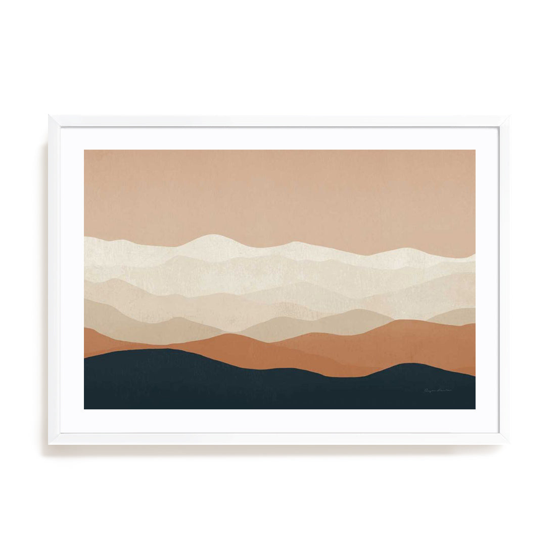 Mojave Mountains Crop Wall Art