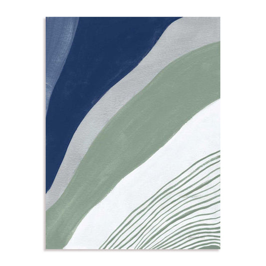 Blue Green Abstract IV Wall Art