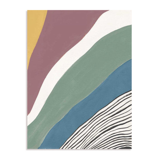 Colorful Retro Abstract IV Wall Art