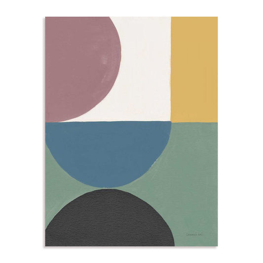 Colorful Retro Abstract V Wall Art