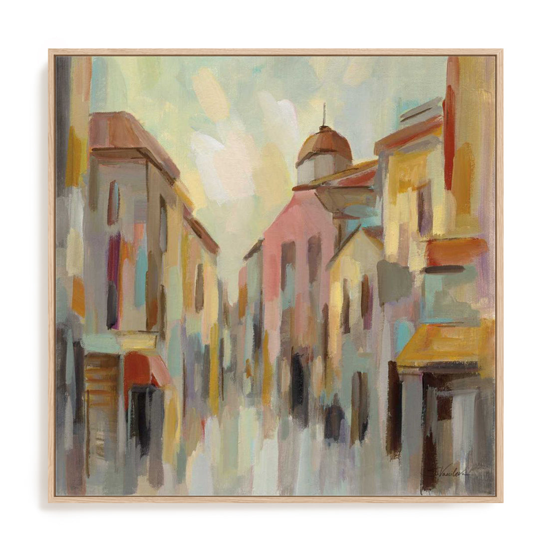 Pastel Street II Wall Art