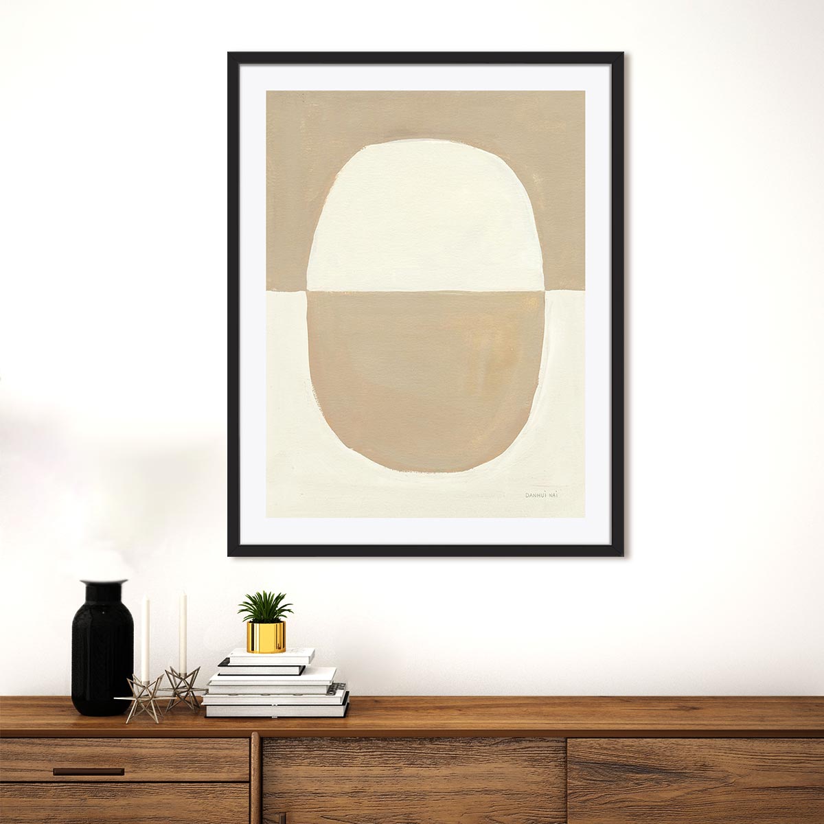 Encapsulate II Tan Wall Art