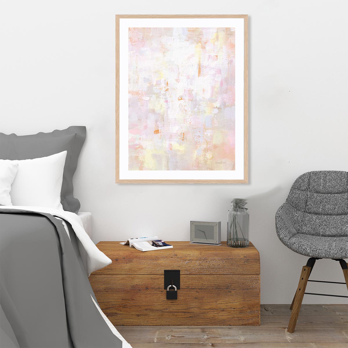 Soft Serenade Blush Wall Art