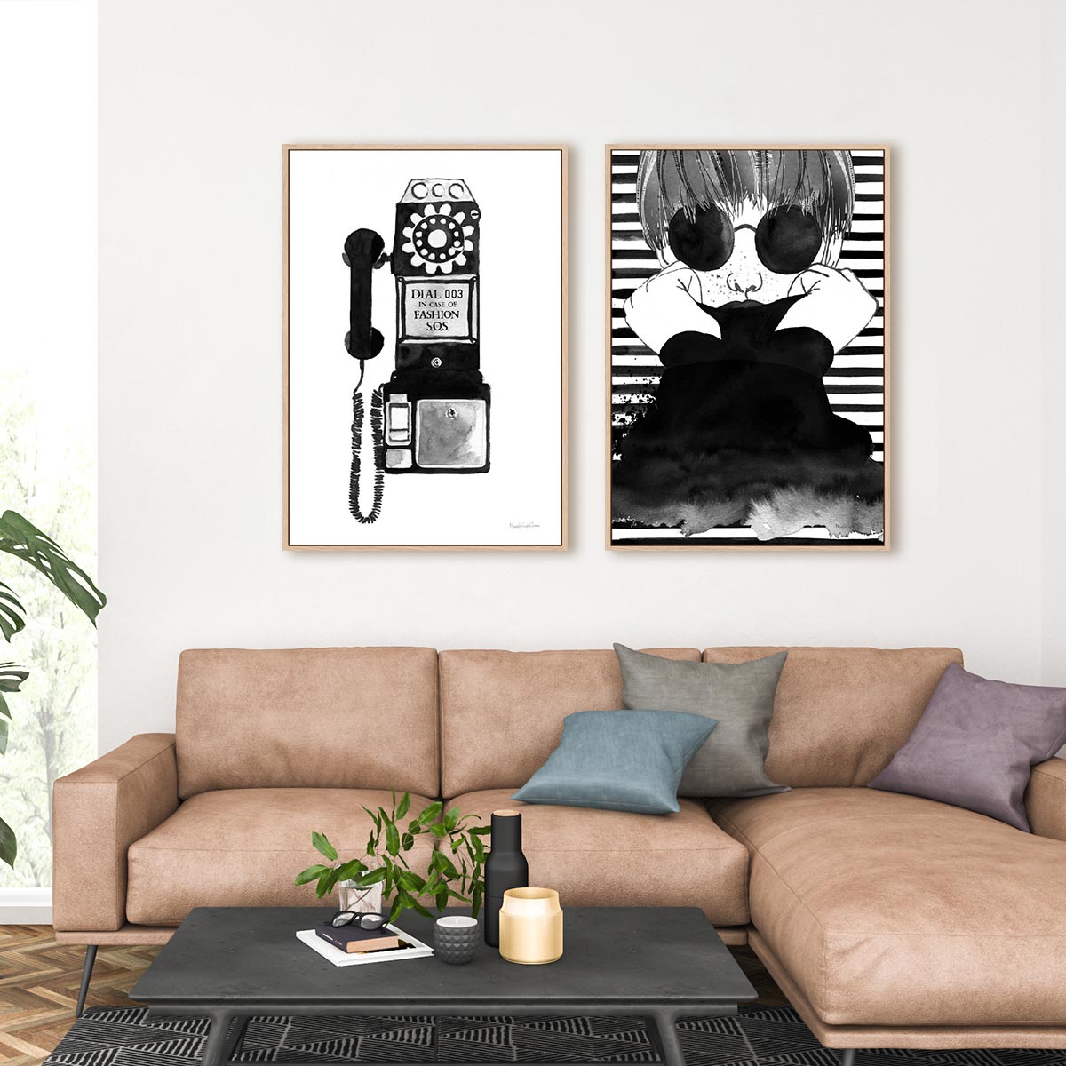 Fashion SOS and Looking for Paradise Wall Art