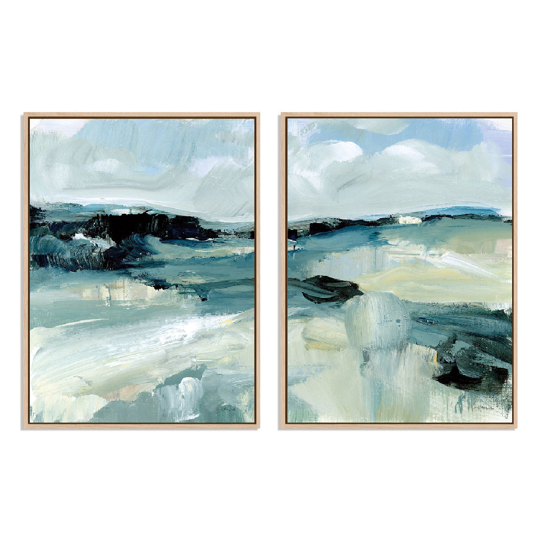 Windswept Landscape II and III Wall Art