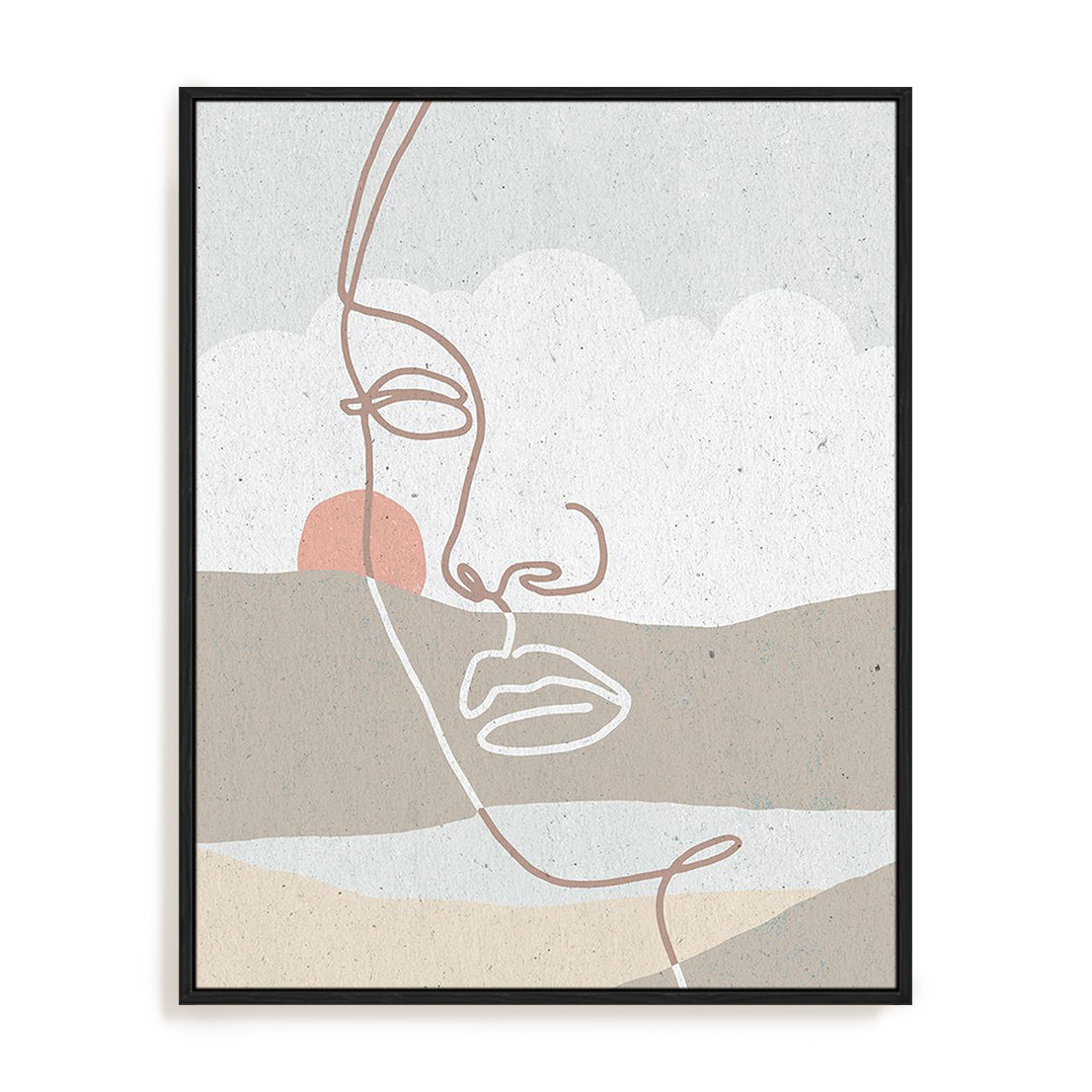 Mykonos II Neutral Wall Art