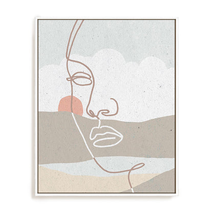 Mykonos II Neutral Wall Art