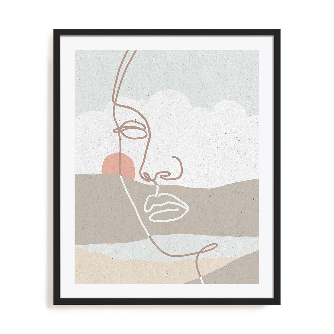 Mykonos II Neutral Wall Art