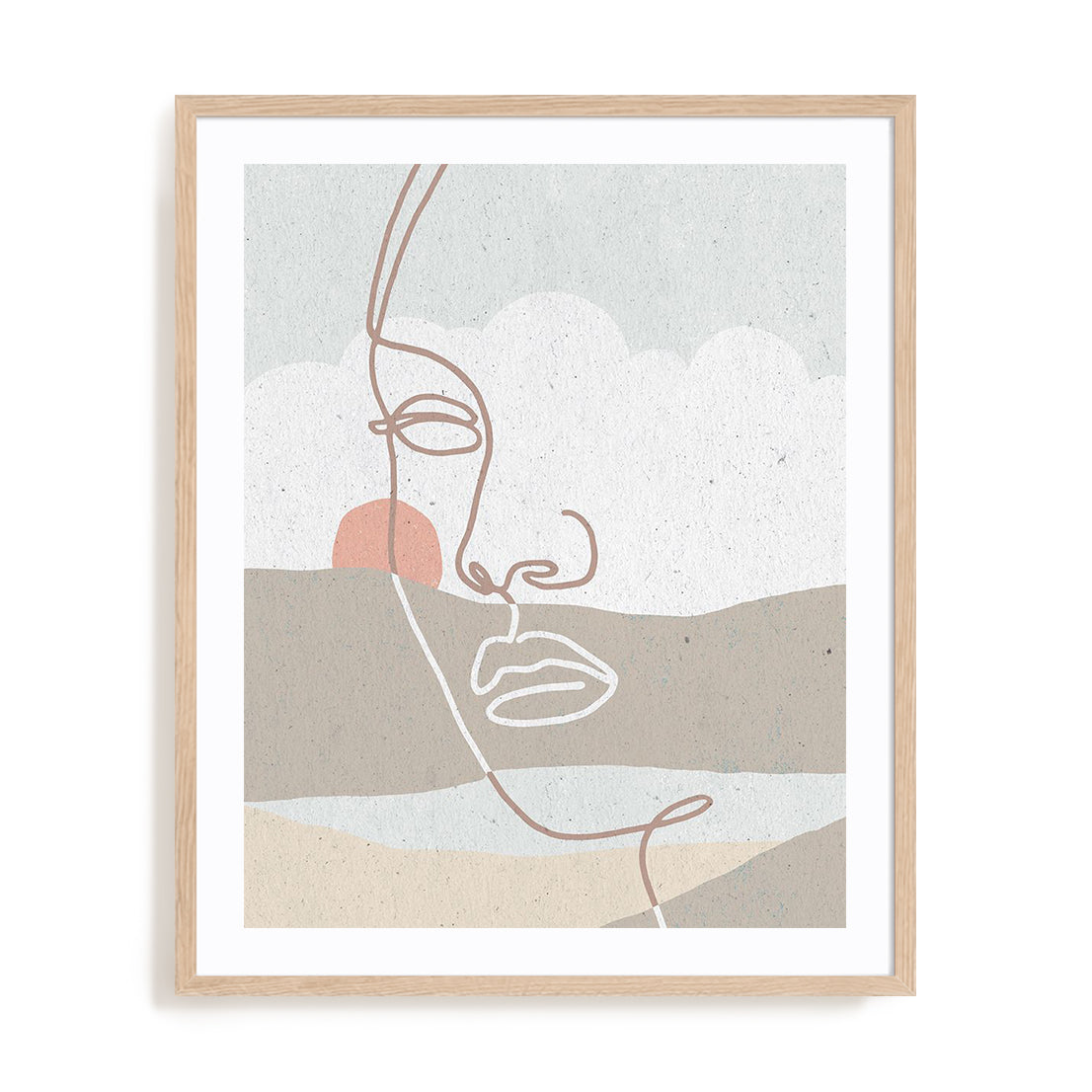 Mykonos II Neutral Wall Art