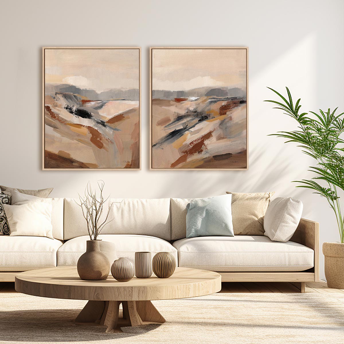 Distant Forest I and II Wall Art