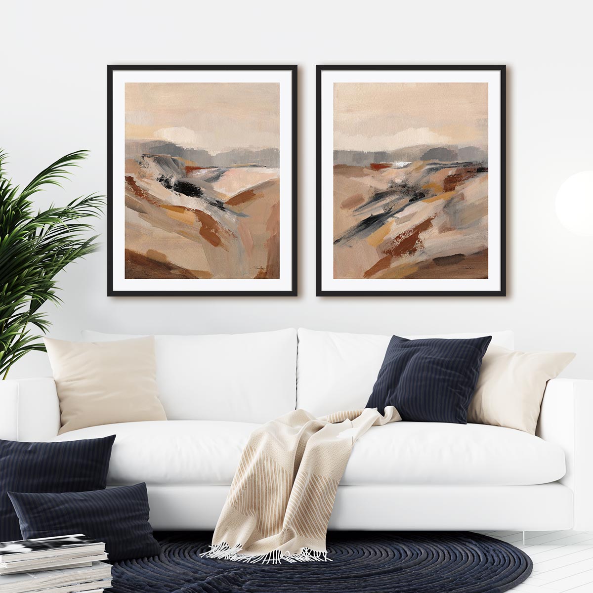 Distant Forest I and II Wall Art