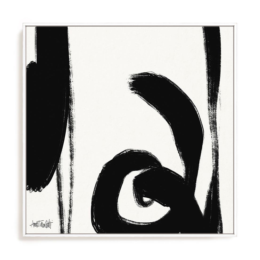 Black and White Abstract IV Wall Art