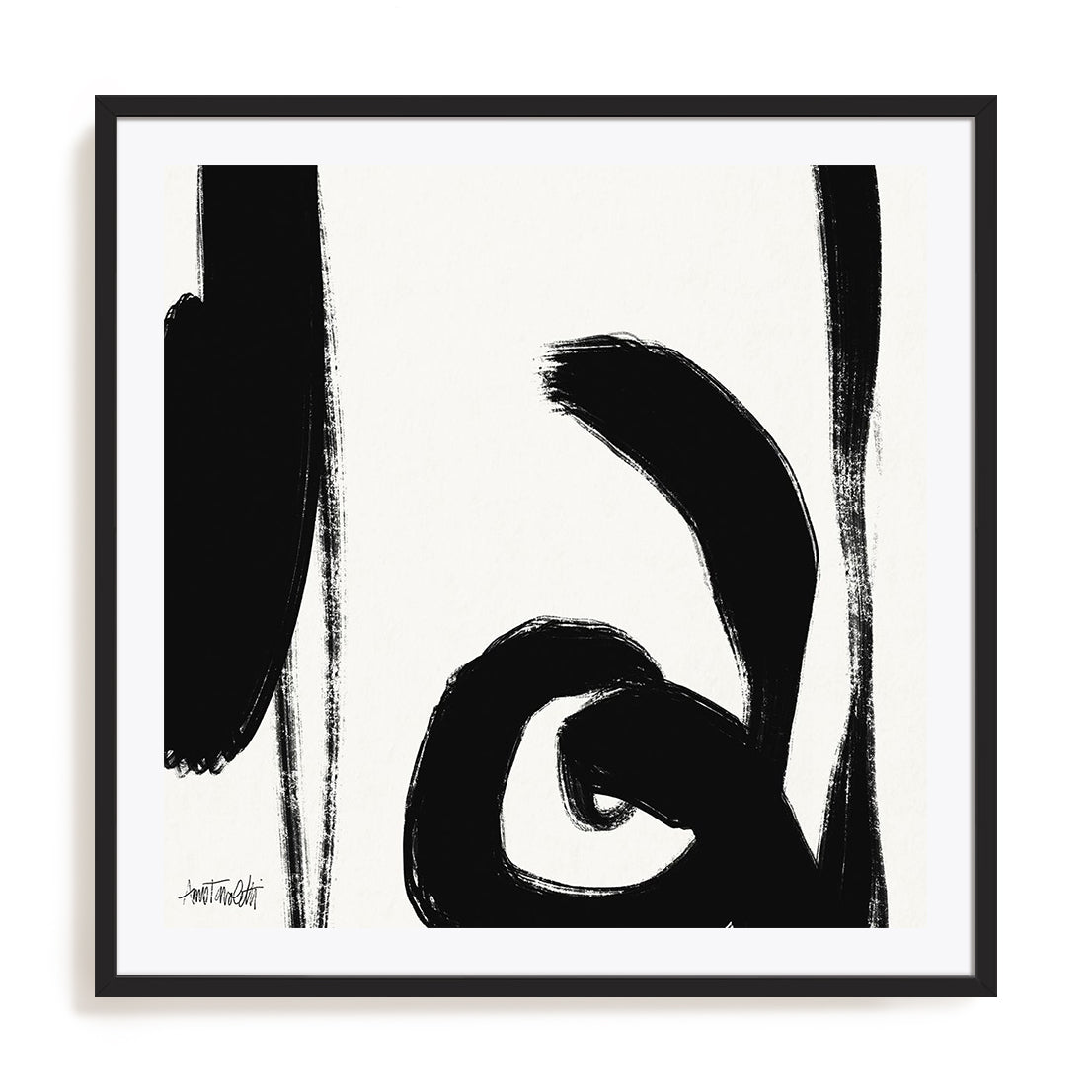 Black and White Abstract IV Wall Art