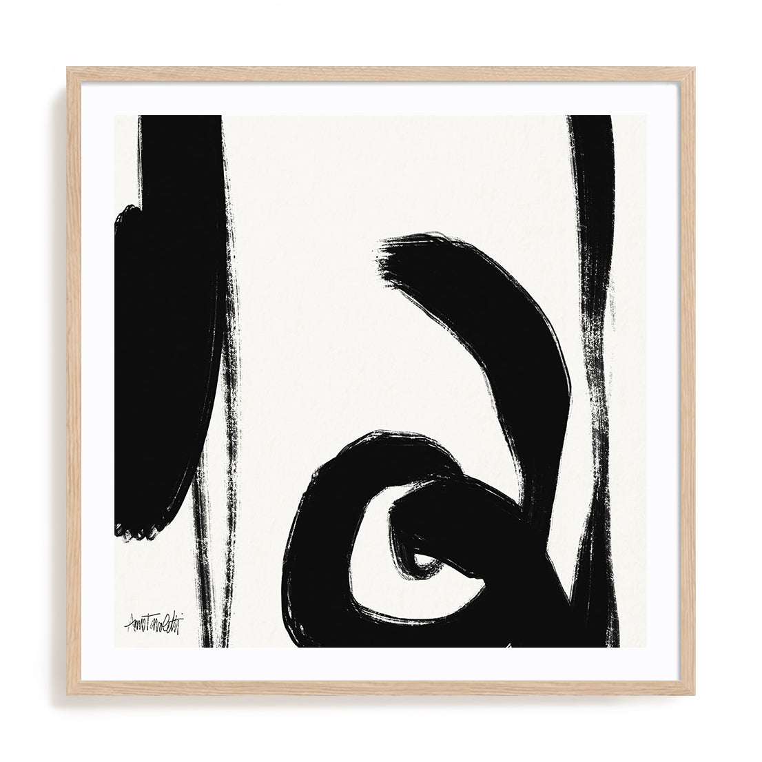 Black and White Abstract IV Wall Art