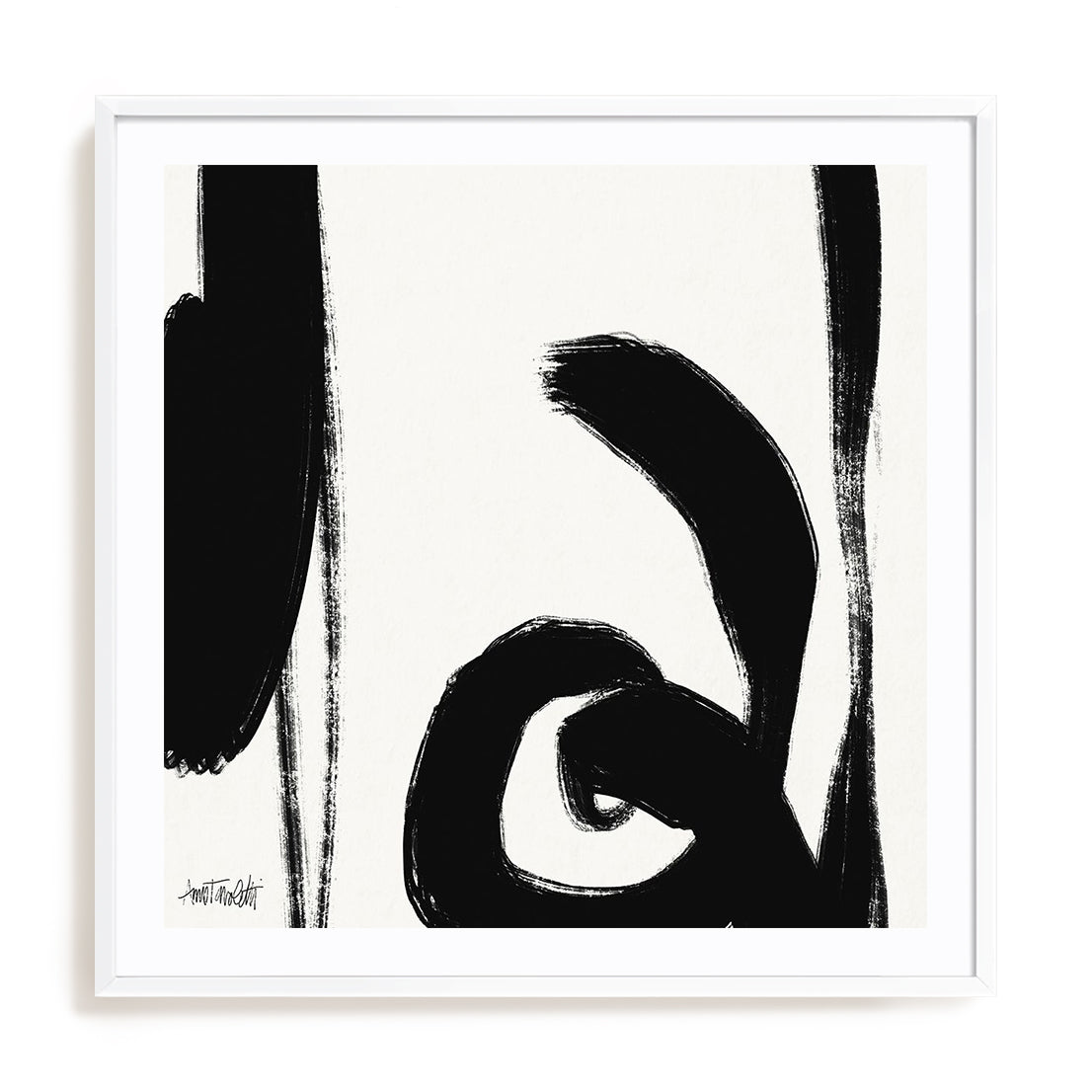 Black and White Abstract IV Wall Art