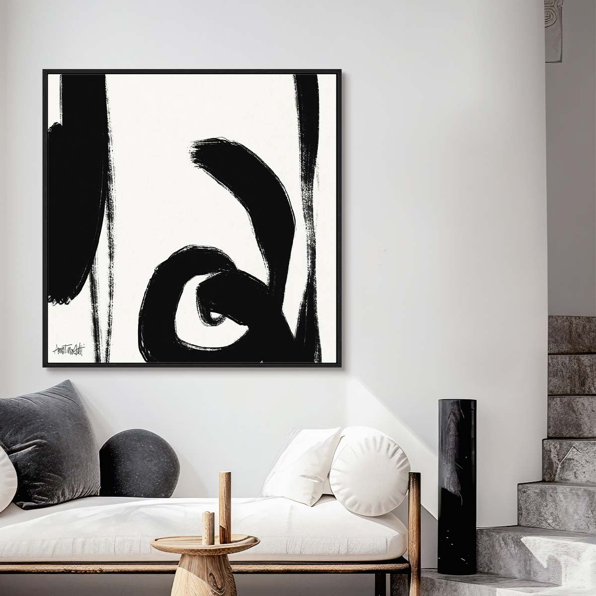 Black and White Abstract IV Wall Art