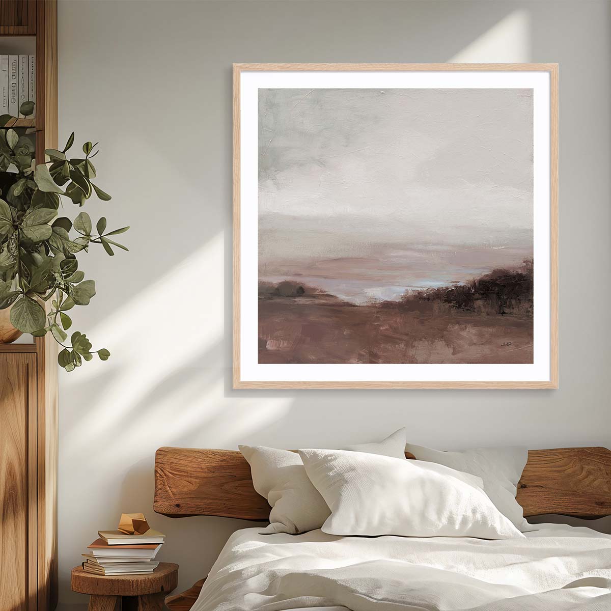 Glowing Valley Brown Wall Art