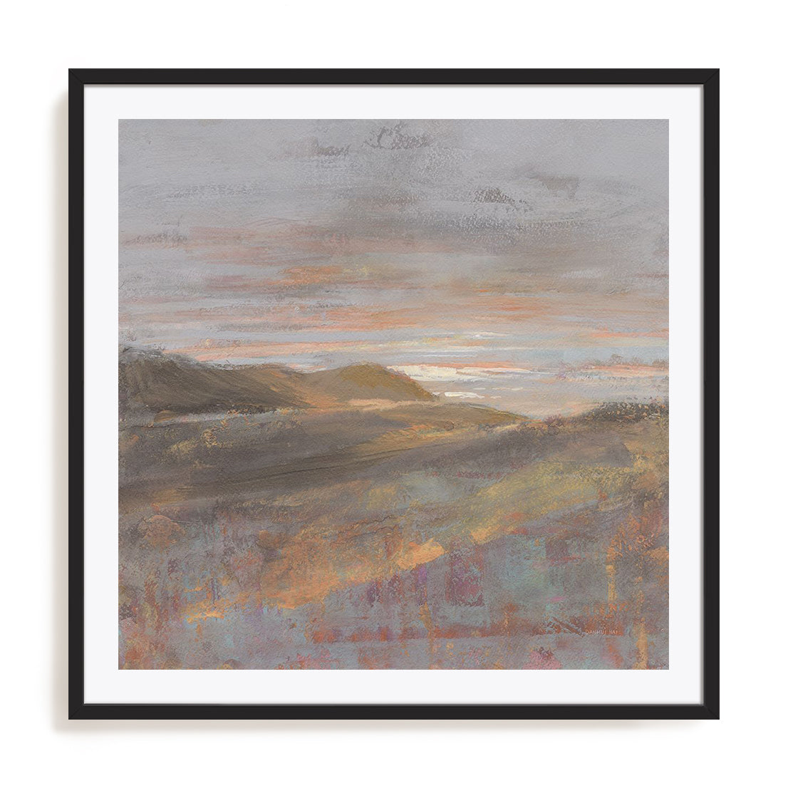 Dawn on the Hills Light Wall Art