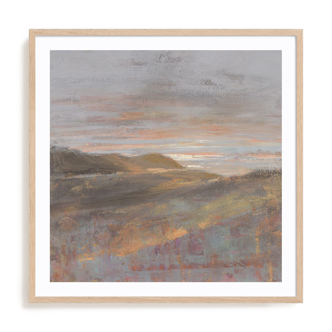 Dawn on the Hills Light Wall Art