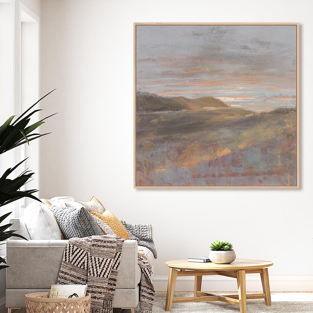 Dawn on the Hills Light Wall Art