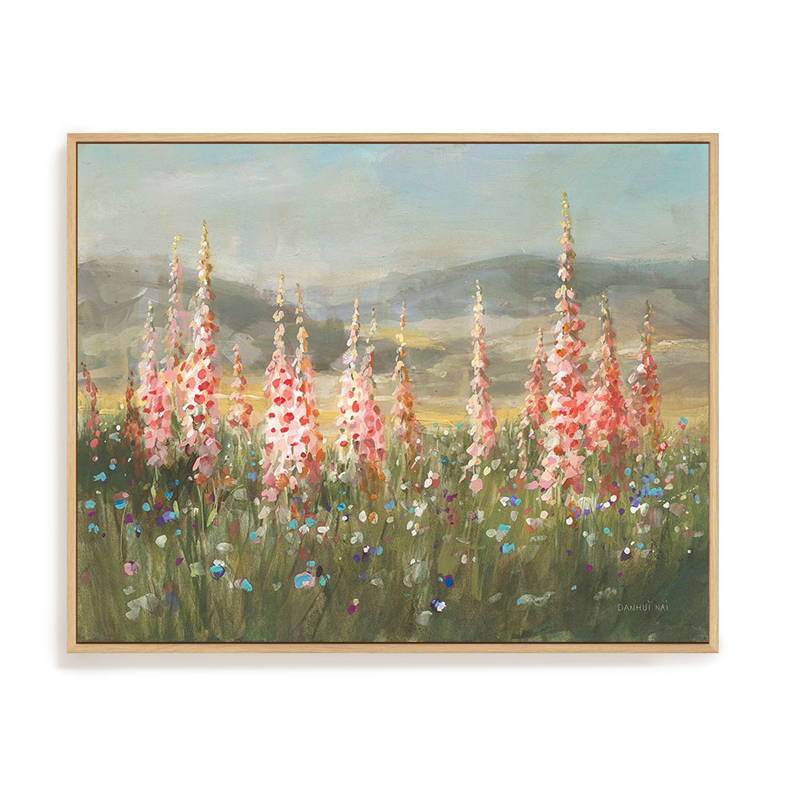 Wild Foxglove Meadow Wall Art