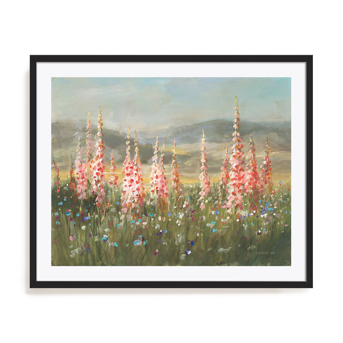 Wild Foxglove Meadow Wall Art