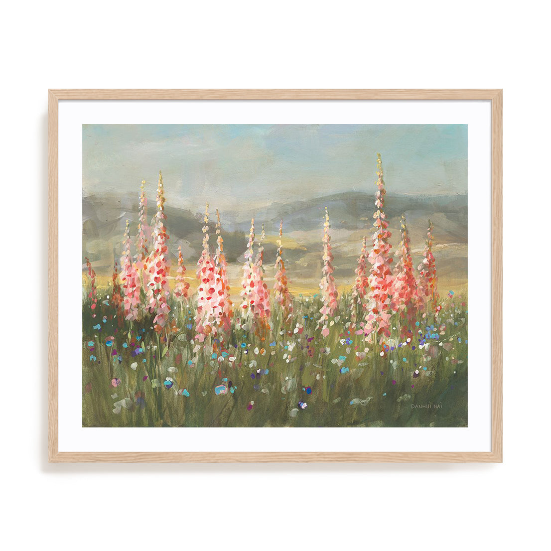 Wild Foxglove Meadow Wall Art