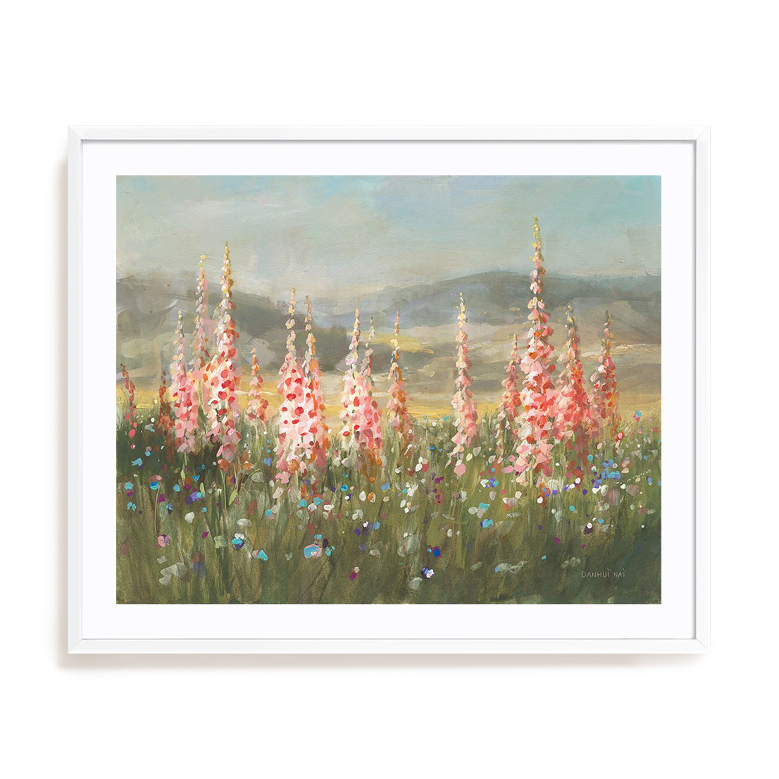 Wild Foxglove Meadow Wall Art