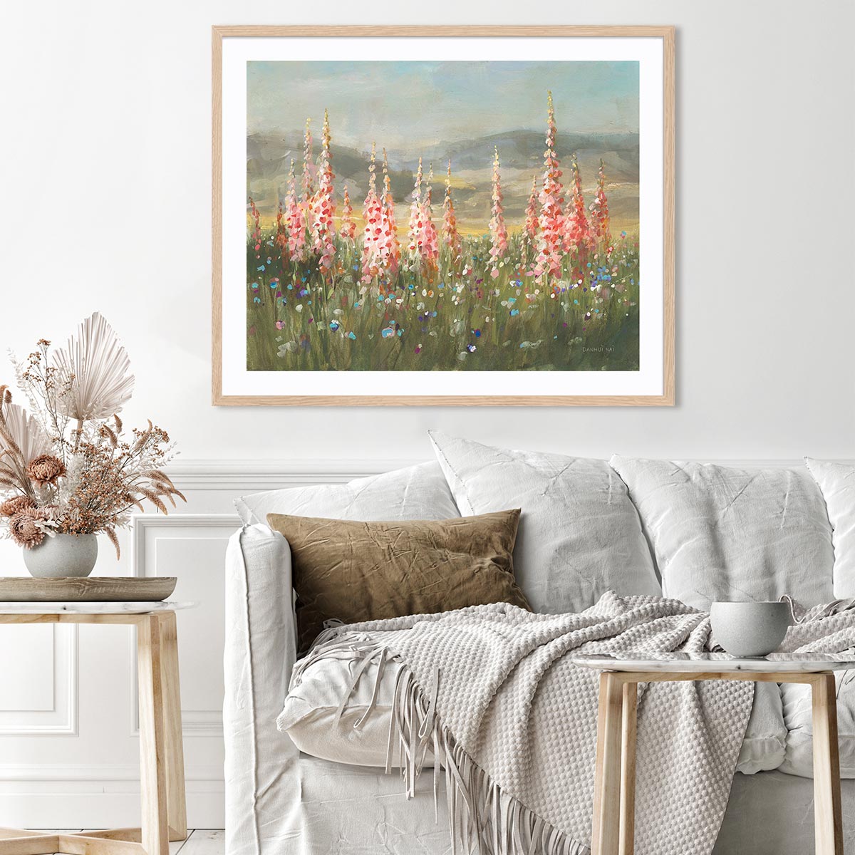 Wild Foxglove Meadow Wall Art