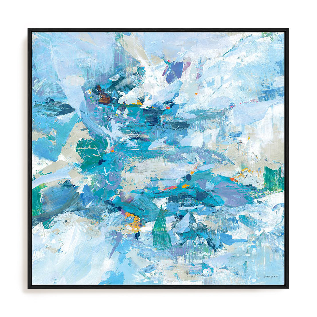 Exuding Summer Blue Wall Art