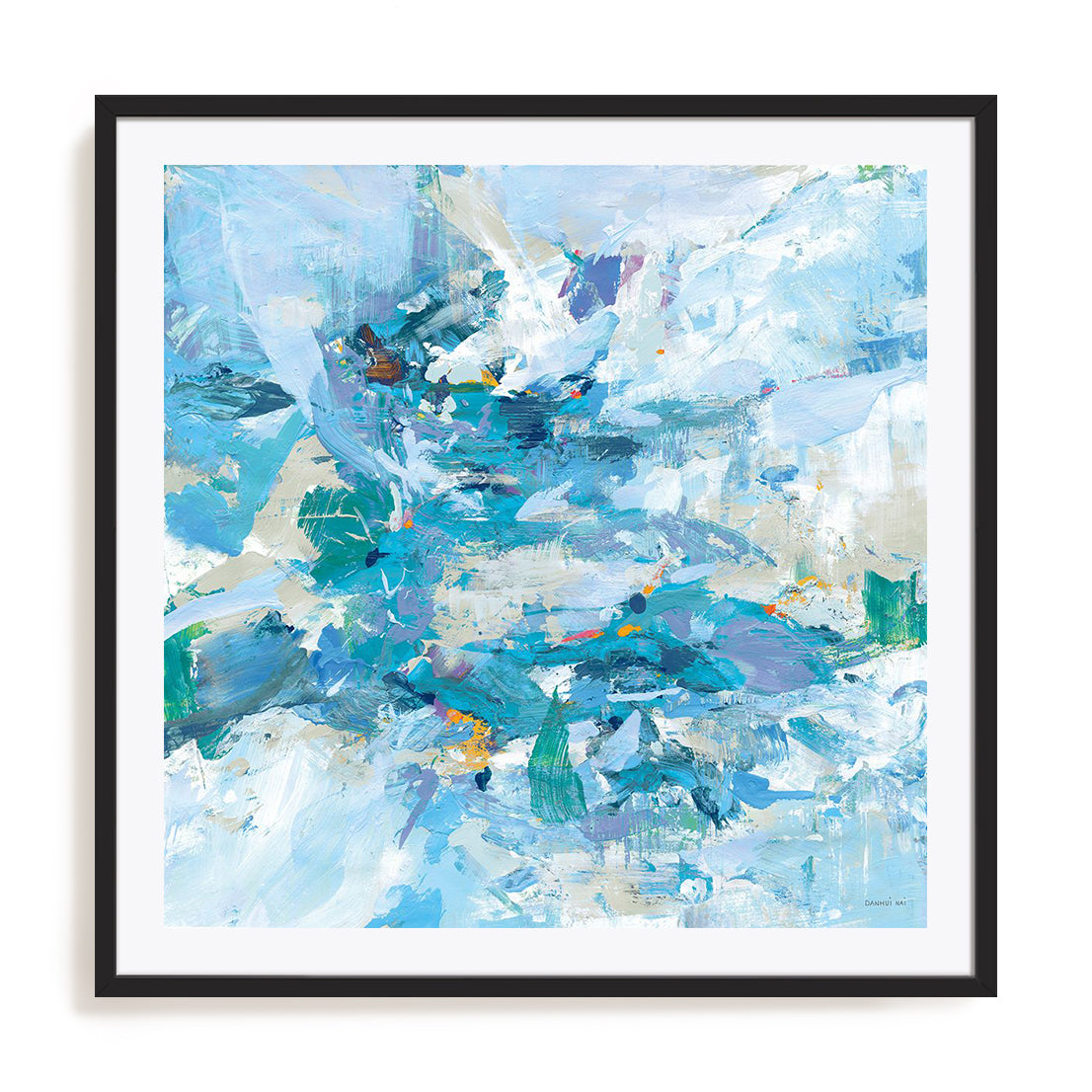 Exuding Summer Blue Wall Art