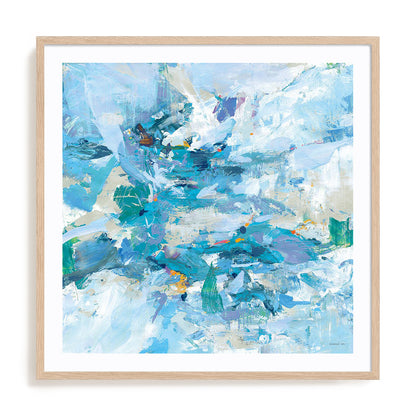 Exuding Summer Blue Wall Art