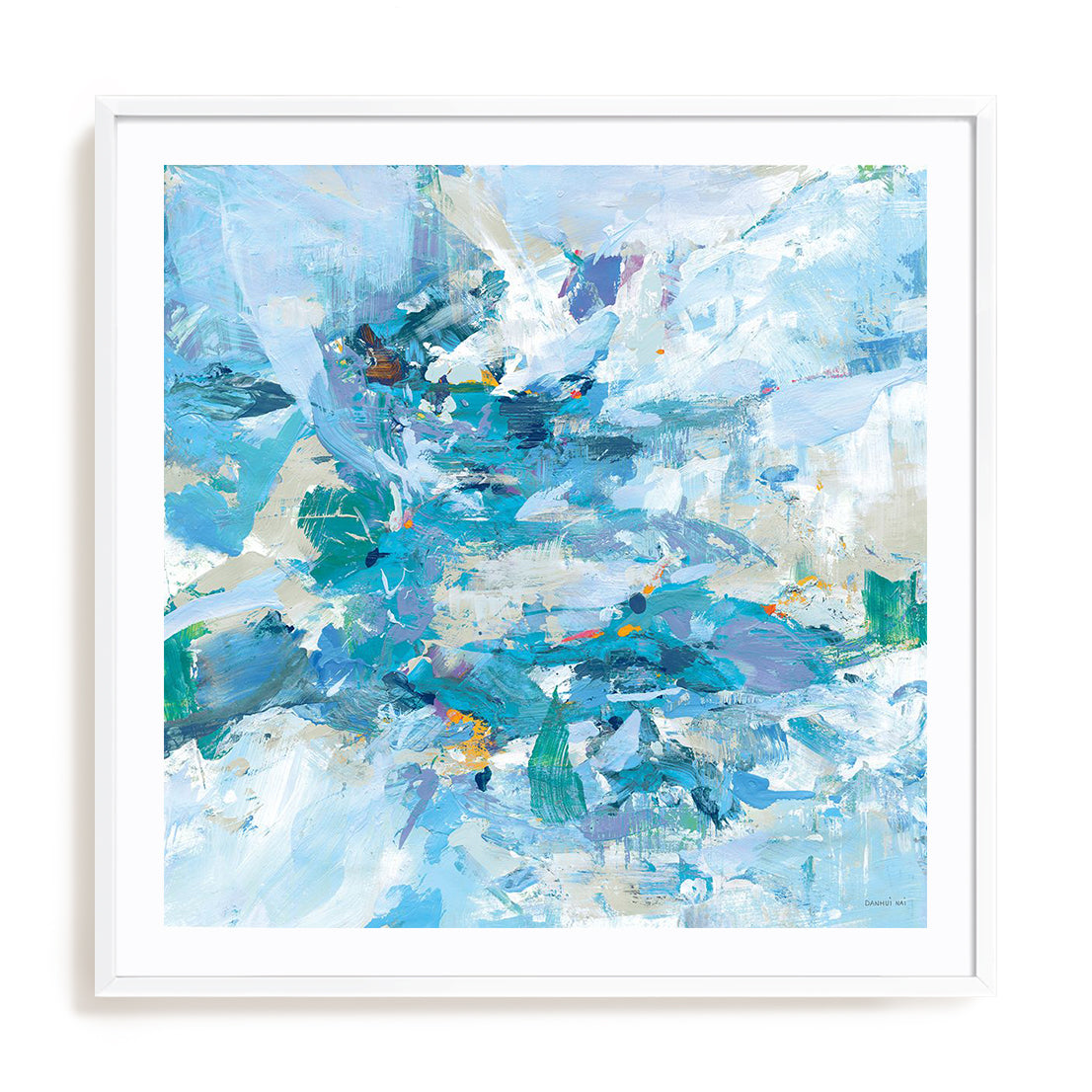 Exuding Summer Blue Wall Art