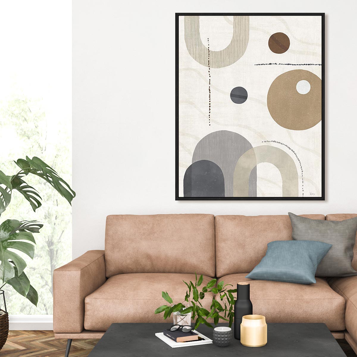 Soft Balance I Neutral Wall Art