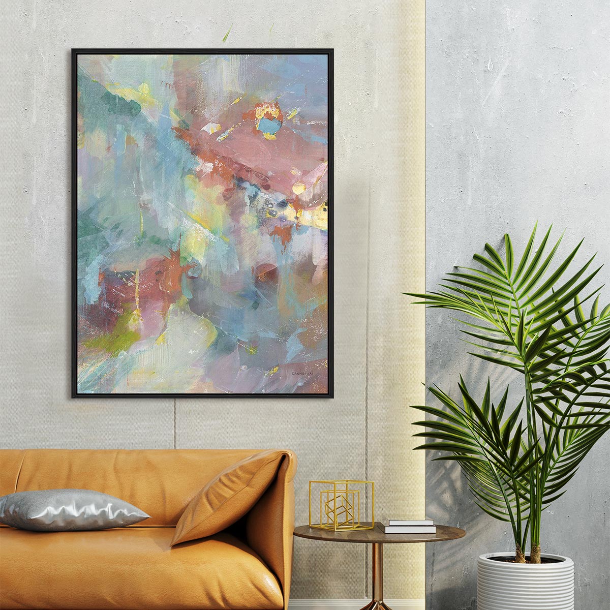 Quasar II Rose Wall Art