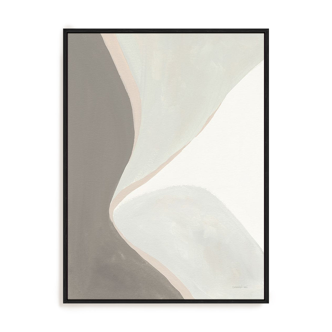 Retro Abstract III Neutral Wall Art