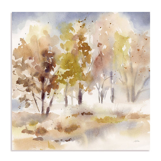 Autumn Grove Art in Stretched Canvas, Framed Print Under Glass, and Gallery Wrapped Shadow Box Canvas