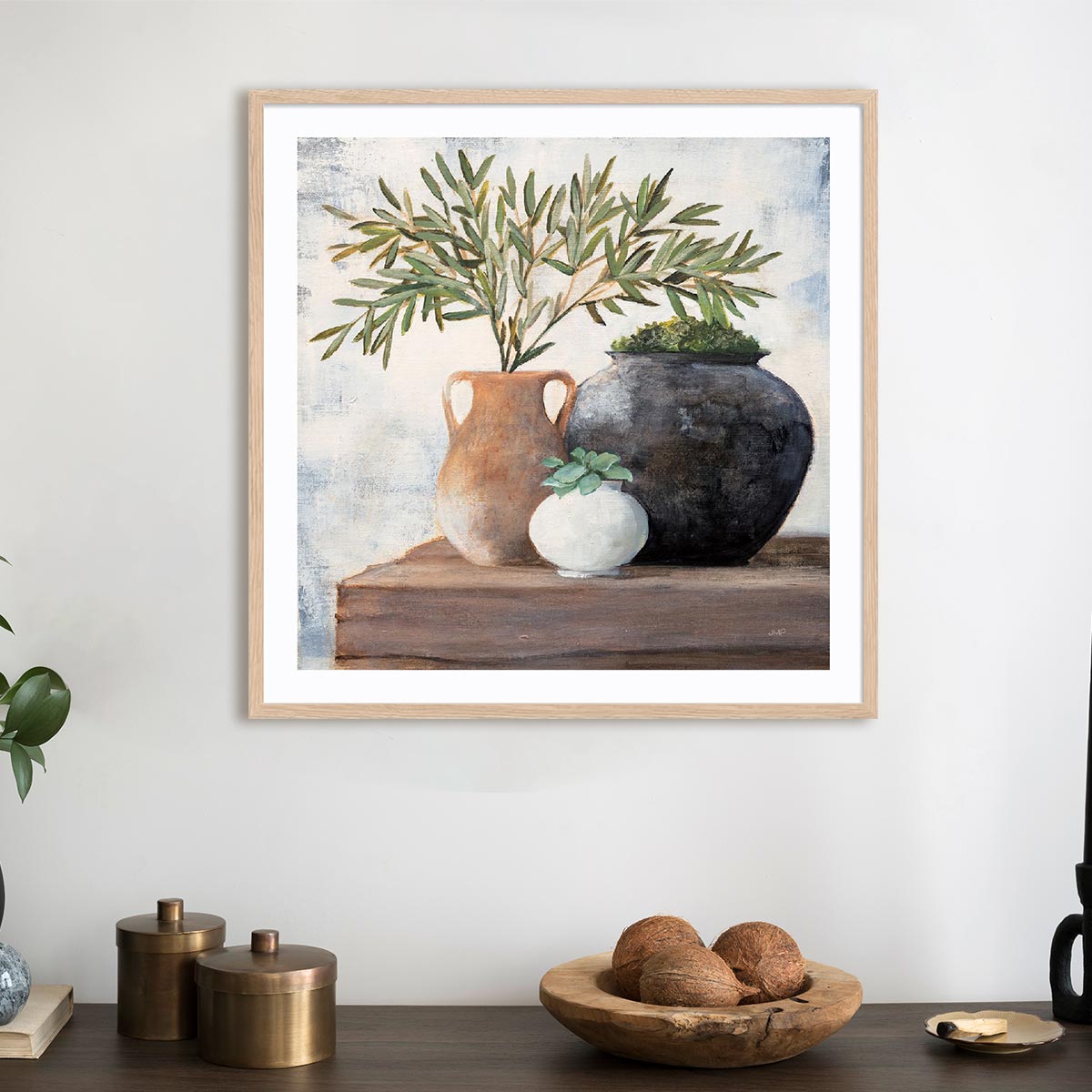 Calm Still Life Dark II Wall Art