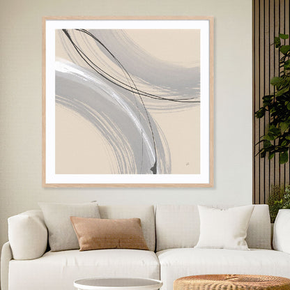 Intersection II Art in Stretched Canvas, Framed Print Under Glass, and Gallery Wrapped Shadow Box Canvas