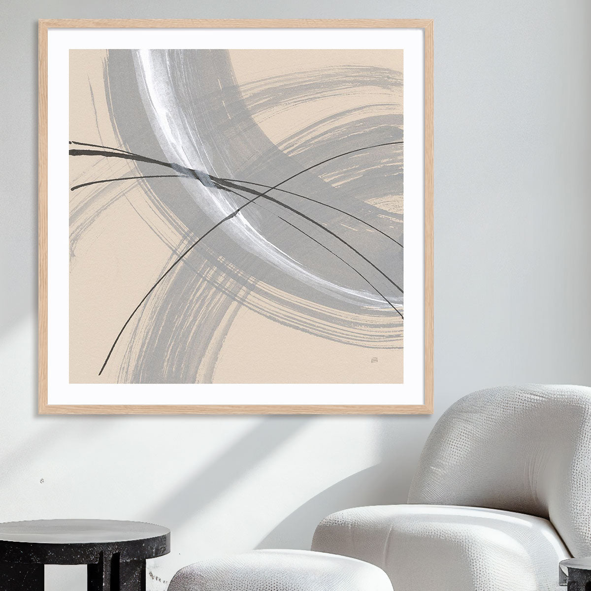 Intersection III Art in Stretched Canvas, Framed Print Under Glass, and Gallery Wrapped Shadow Box Canvas