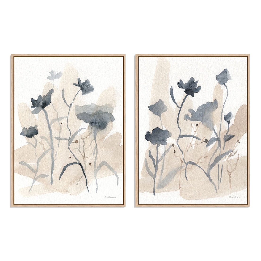 April Mood I and II Wall Art