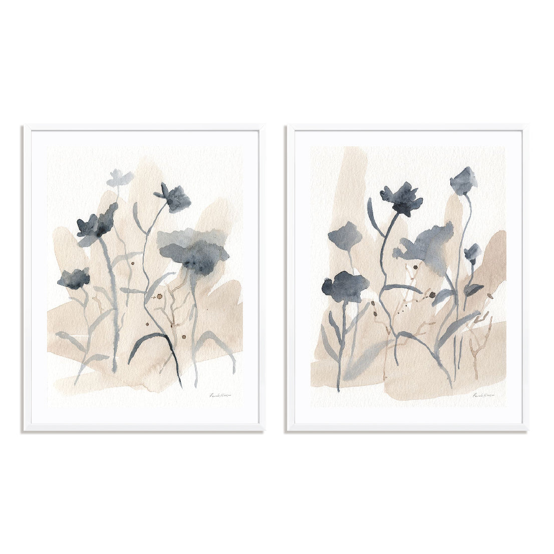 April Mood I and II Wall Art