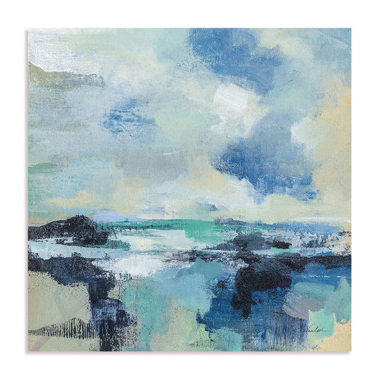 Coastal Blues I Framed Wall Art for Living Room, Bedroom, Hallways and Kitchen Spaces